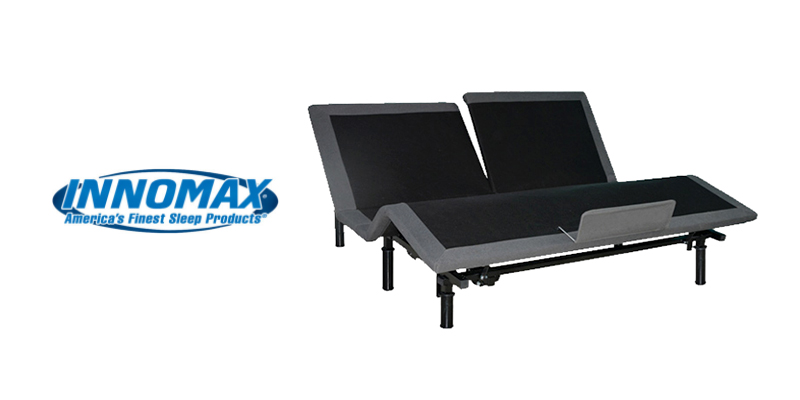 adjustable bed frame with massage by innomax