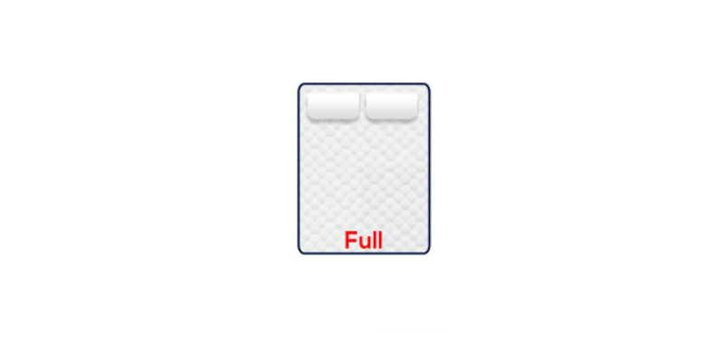 full size mattress size