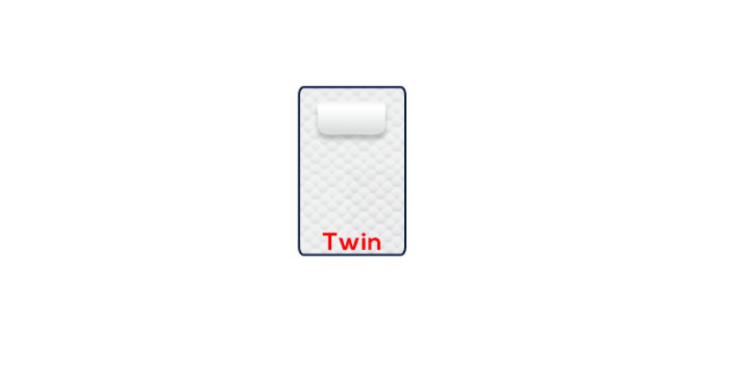 twin size mattress size
