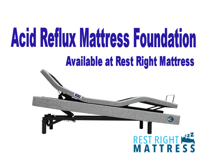 acid reflux mattress foundation
