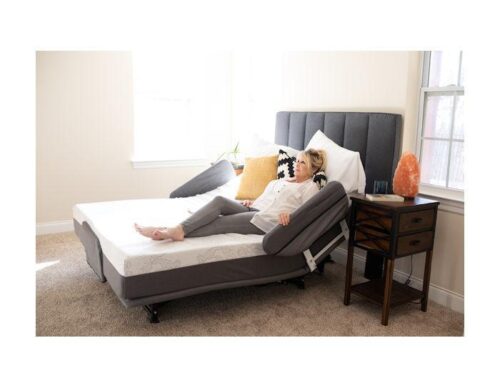 flex a bed hi low sl adjustable bed lowered