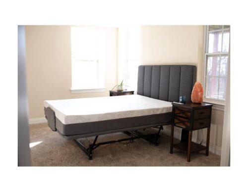 flex a bed hi low sl adjustable bed raised up