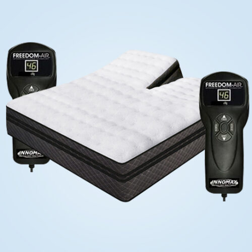 innomax upper flex medallion split top king mattress