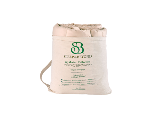 sleep and beyond mymerino organic wool comforter bag