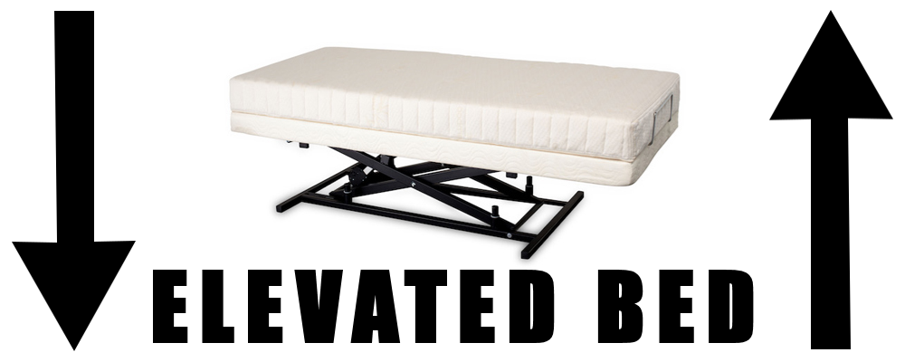 elevated bed