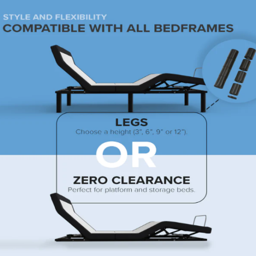 kingship comfort diamond zero clearance adjustable bed