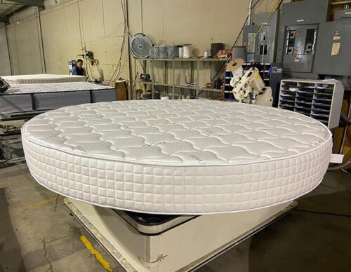 kingship comfort round mattress firm in factory