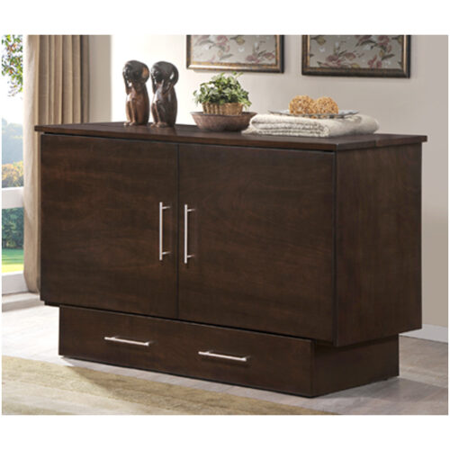 Arason Enterprises Creden ZzZ Cabinet Bed Coffee