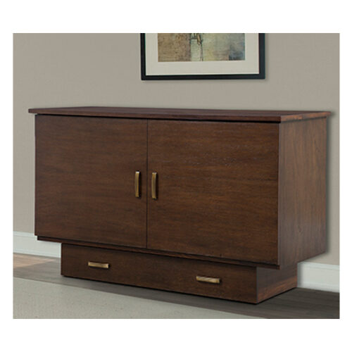 Arason Enterprises Creden ZzZ Cabinet Bed Traditional Pekoe