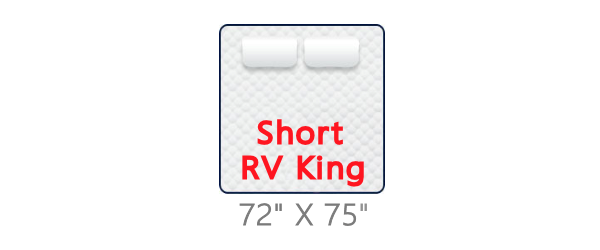 rv short king mattress 72 x 75
