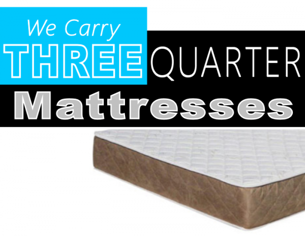 three quarter mattress sizes