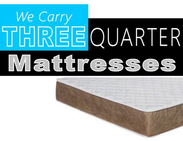 size of three quarter mattress