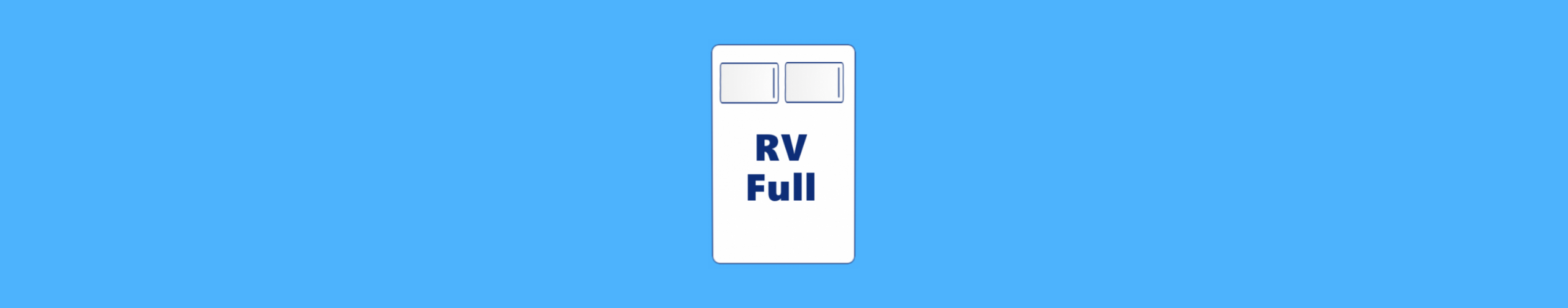 rv full mattress size