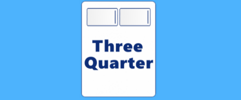 three quarter mattress