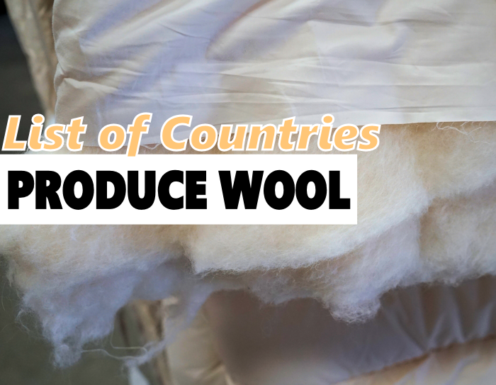 countries that product wool
