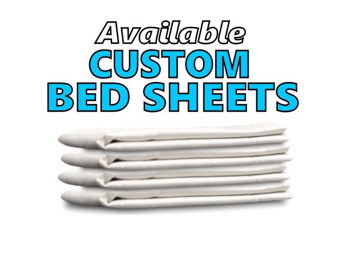 custom bed sheet