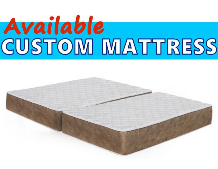 custom size mattress and box springs
