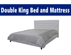 double king bed and mattress