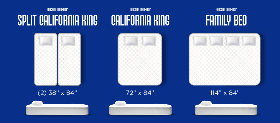 split california king mattress vs california king mattress vs family bed mattress