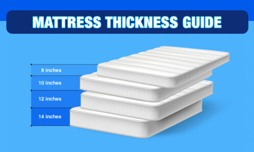 average thickness of a full size mattress