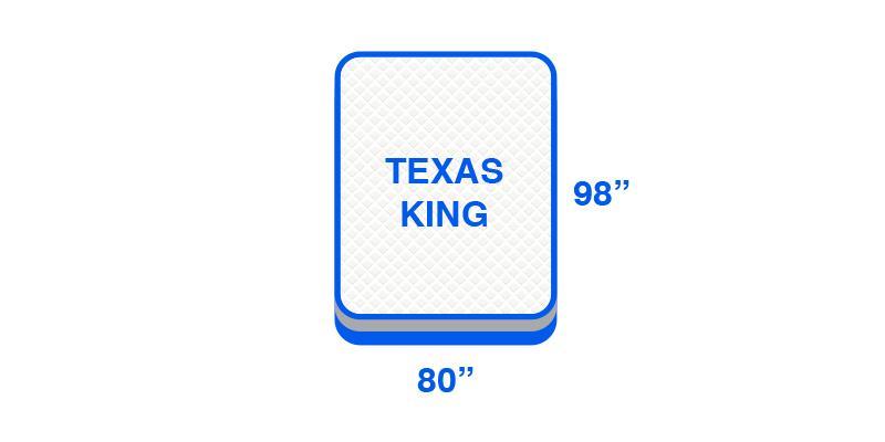 texas king bed size