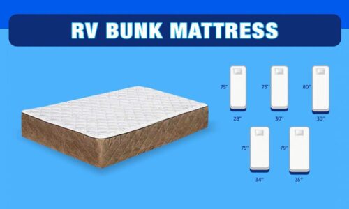 rv double bunk mattress cover