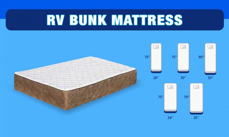 camper bunk mattress sizes