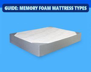 memory foam mattress types