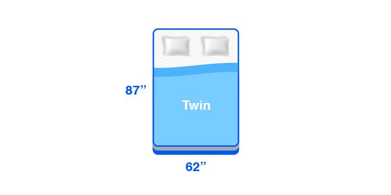 twin comforter size and dimensions