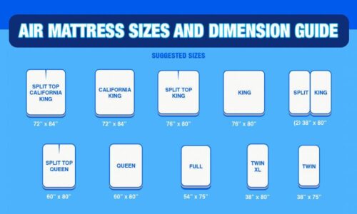 Air Mattress Sizes and Dimensions Guide-Explains Every Size