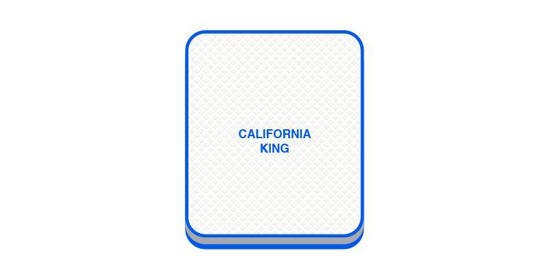 california king air mattress size