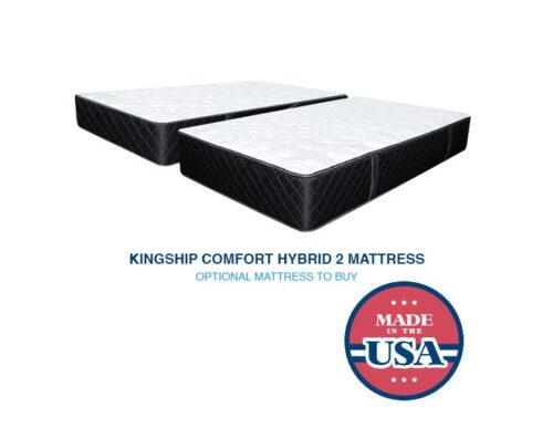 kingship comfort hybrid 2 adjustable bed and mattress combo