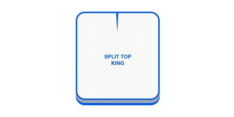 split top king air mattress size