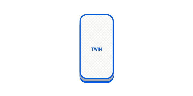twin air mattress size