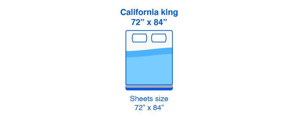 california king sheet size