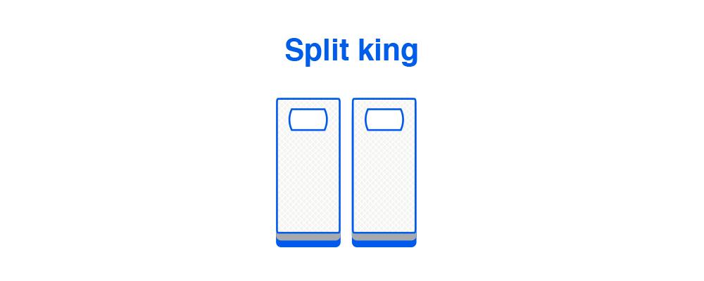 different king size beds split king