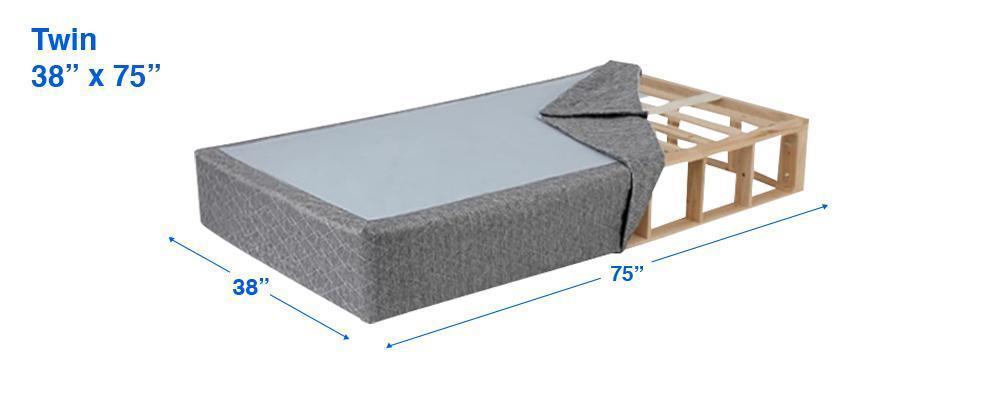 dimensions of twin mattress and box spring