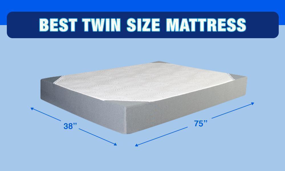 actual size of twin mattress