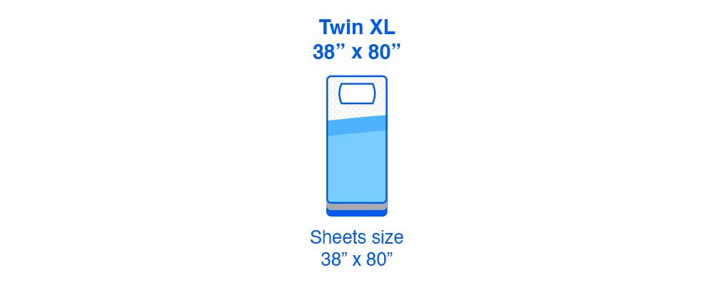 twin xl sheet size