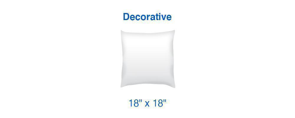 decorative pillow size