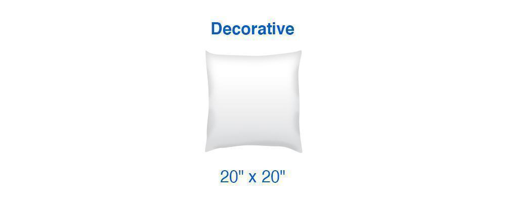 decorative pillow size and dimensions