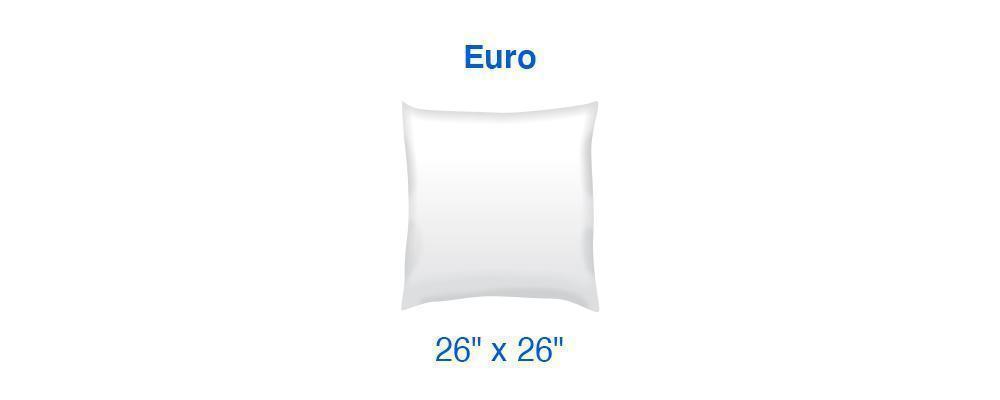 euro pillow size