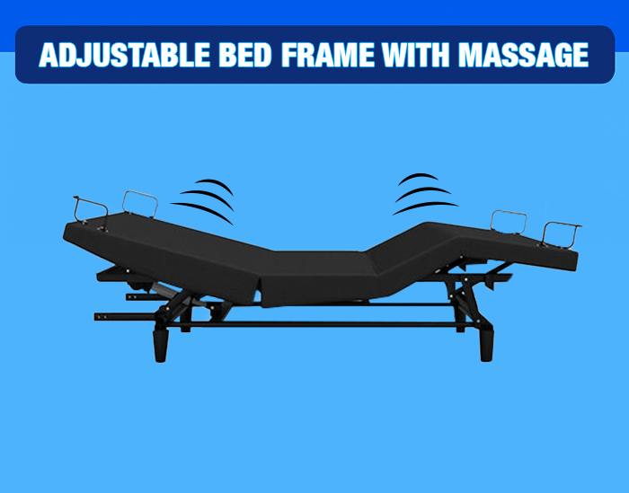 best adjustable beds frame with massage