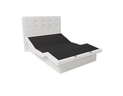 the Dawn House Adjustable Hi Low Smart Bed ivory