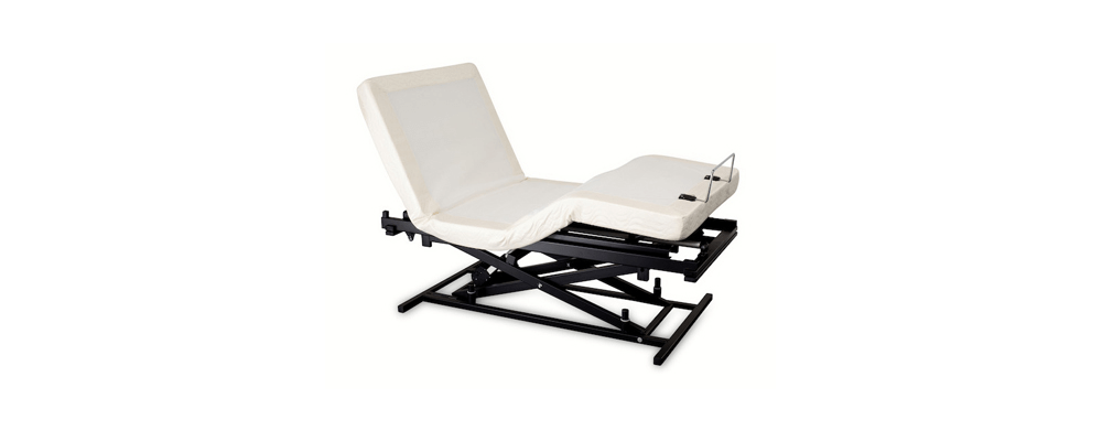 adjustable bed with wheels transfer master