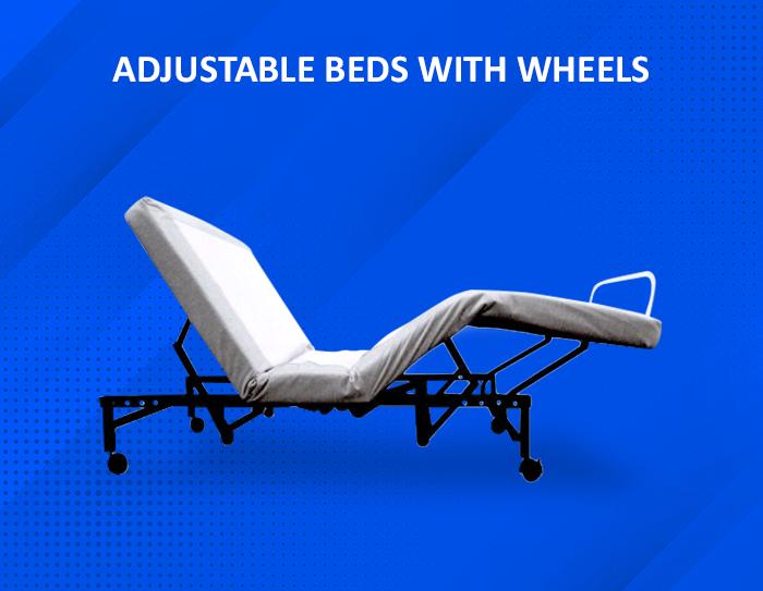 adjustable beds with wheels