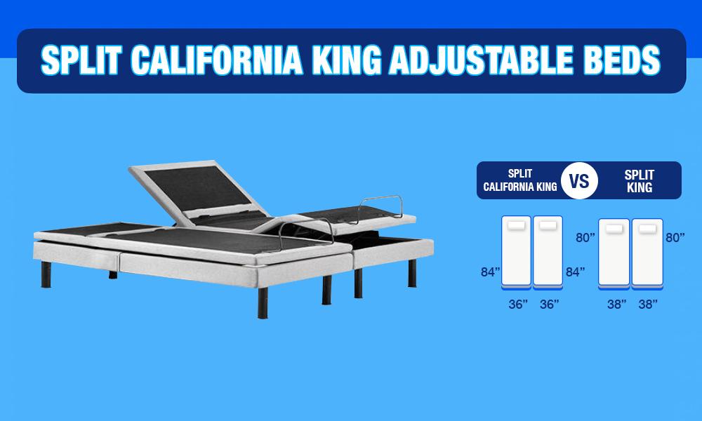 split california king adjustable bed