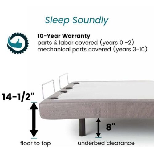 ergo pedic itilt incline adjustable bed height