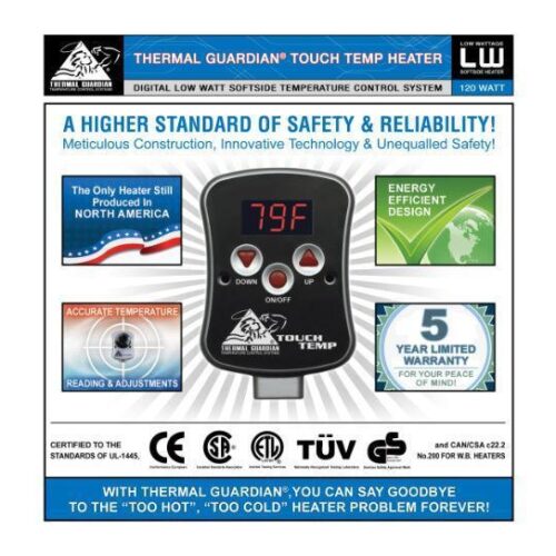 innomax gemini waterbed mattress touch temp heater