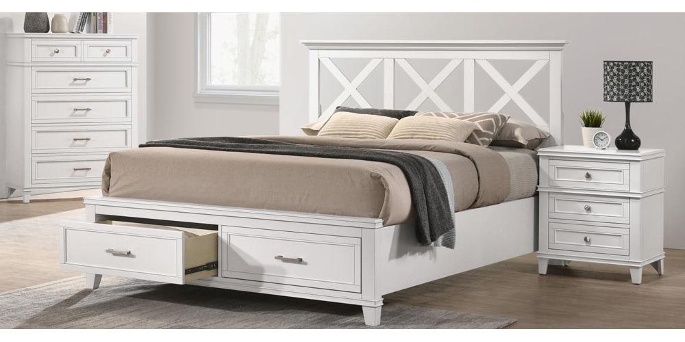 twin size storage bed frame